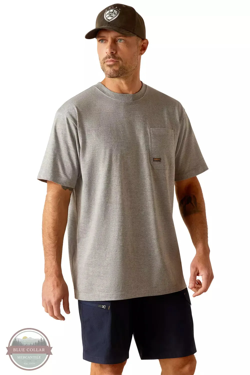 10048983 Rebar Cotton Strong Burning Rubber Work T-Shirt