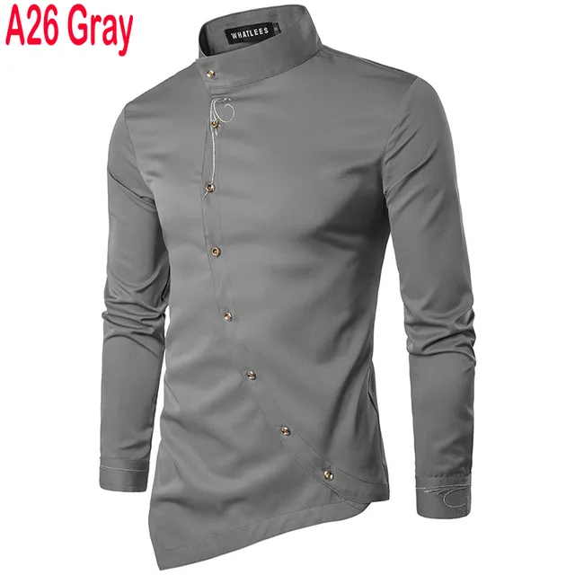 2022 Embroidery Men Casual Long Sleeve Shirts