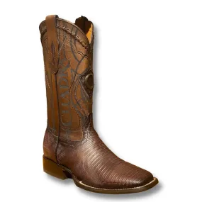 3Z1OLT - Cuadra brown dress cowboy rodeo lizard leather boots for men