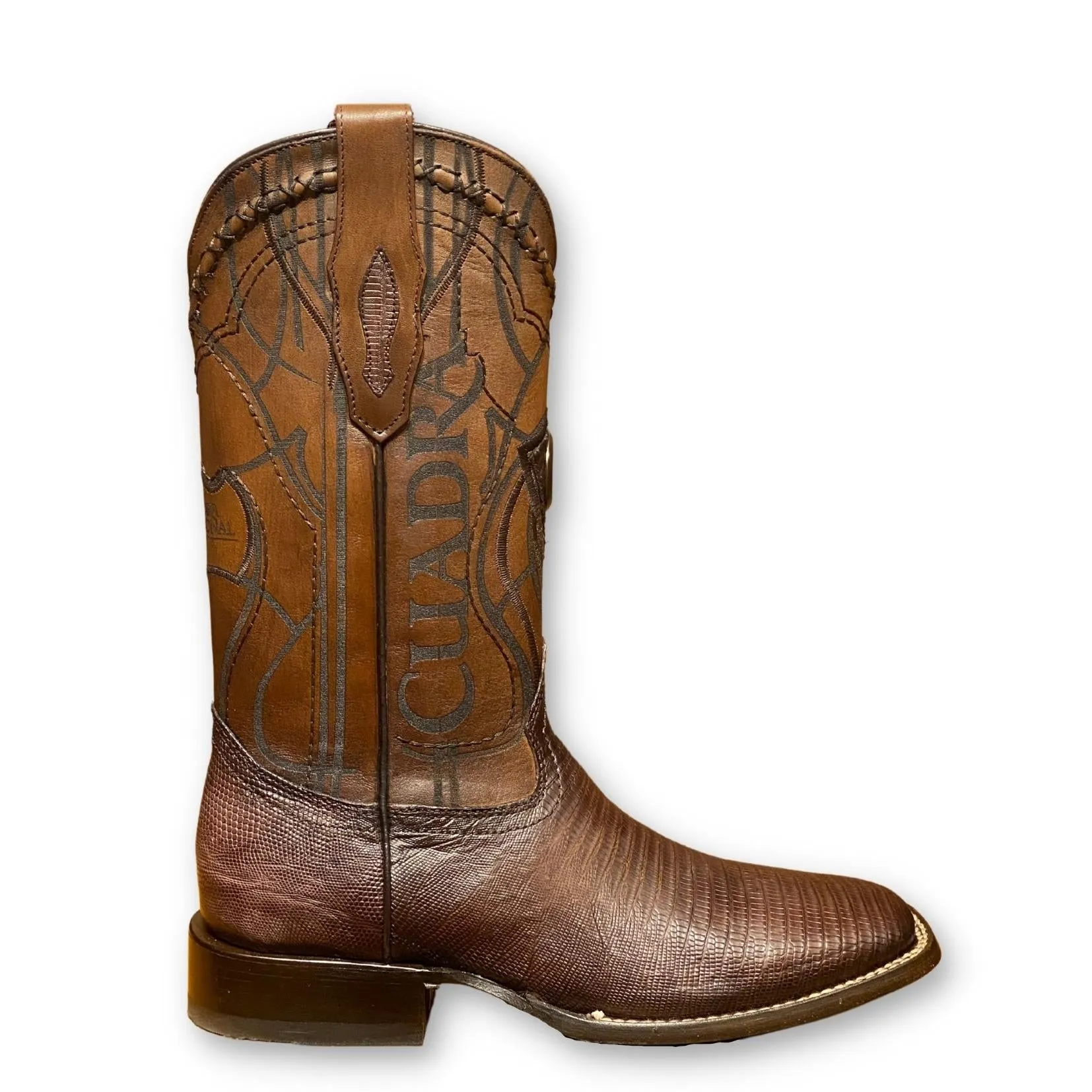 3Z1OLT - Cuadra brown dress cowboy rodeo lizard leather boots for men