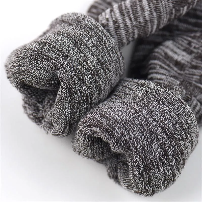 4pairs Winter Thick Warm Terry Classic Casual Thermal Socks for Men