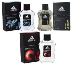 Adidas Combo - Ice Dive, Team Force and Victory League EDT Perfume for Men (100 ml x 3)