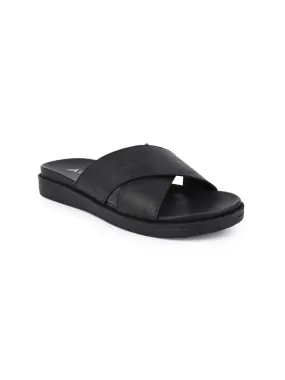 Alberto Torresi Deriko Black Genuine Leather Flats