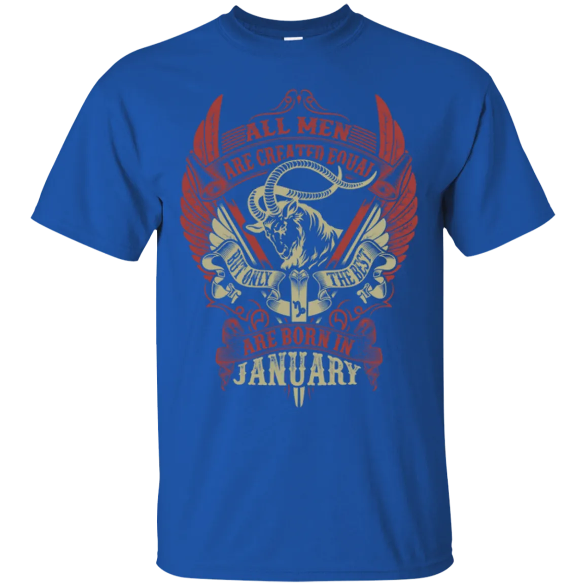 All Men Are Created Equal But Only The Best Are Born In January Shirt, Hoodie, Tank