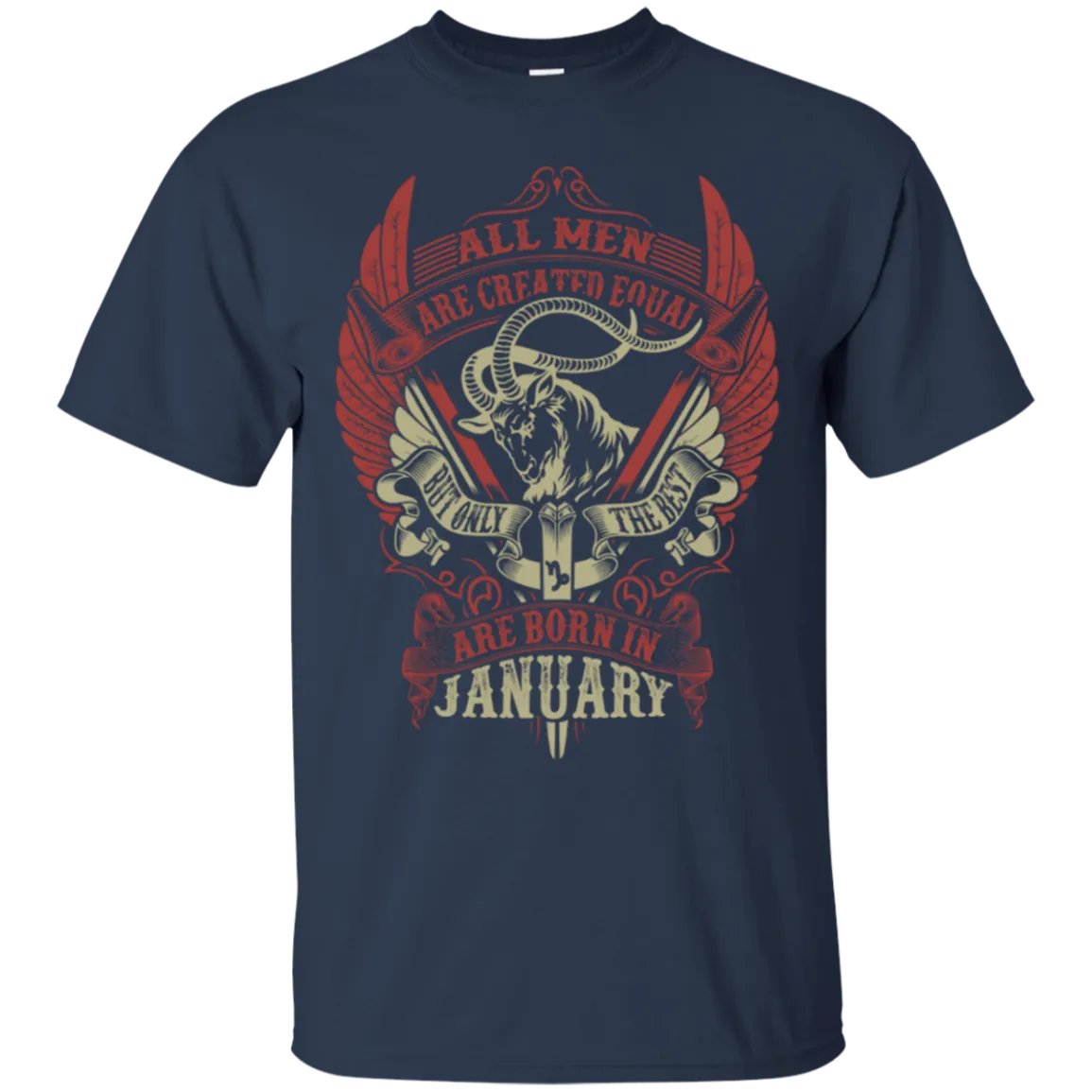 All Men Are Created Equal But Only The Best Are Born In January Shirt, Hoodie, Tank