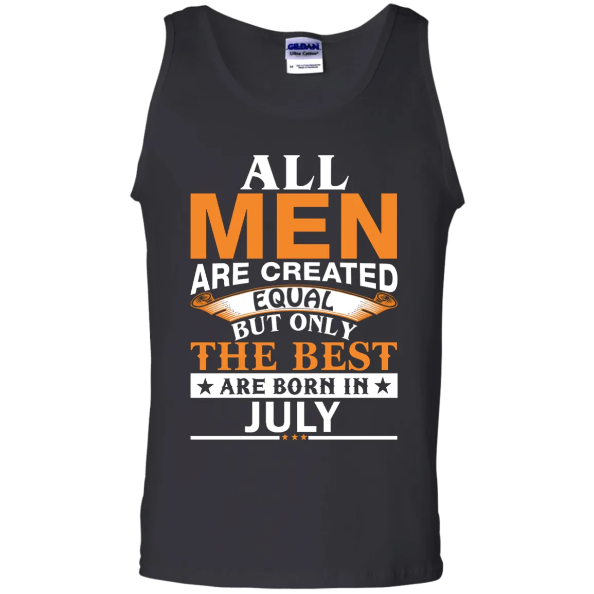 All Men Are Created Equal But Only The Best Are Born in July Shirt