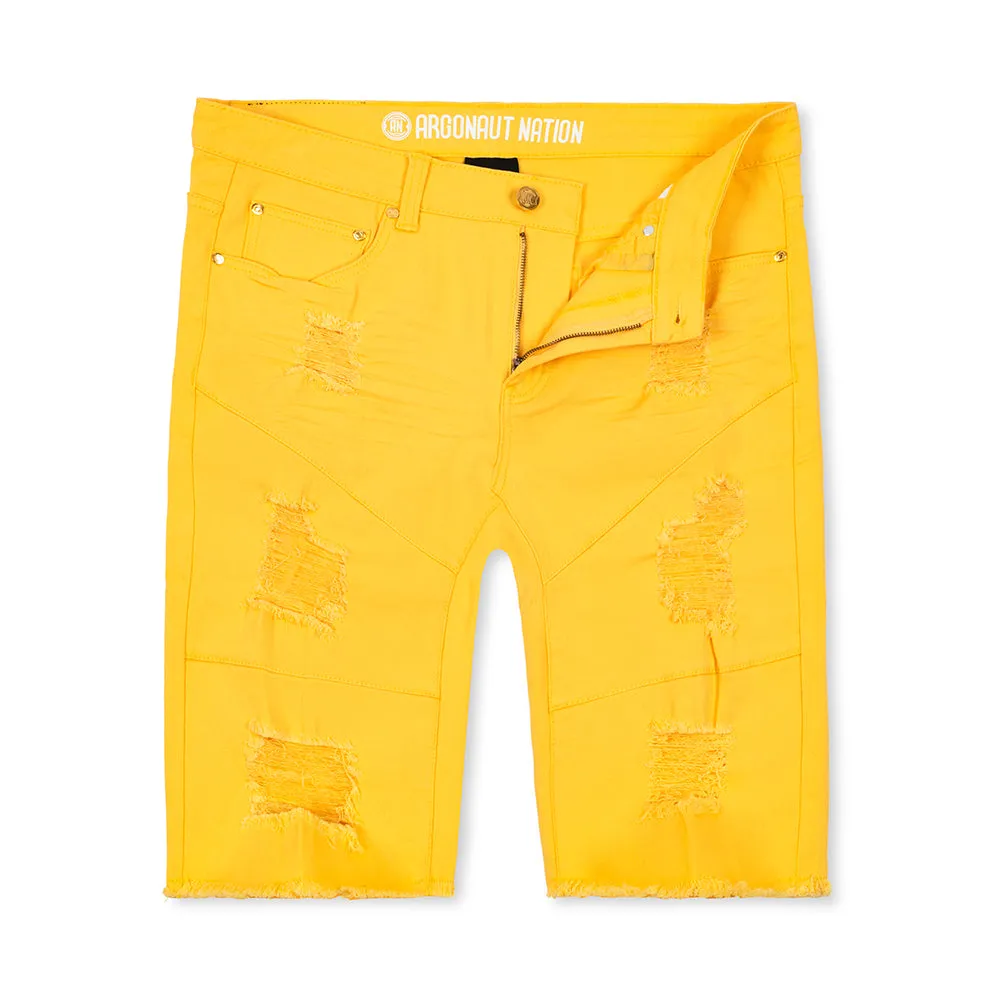 Argonaut Nations Men RIP Shorts (Yellow)