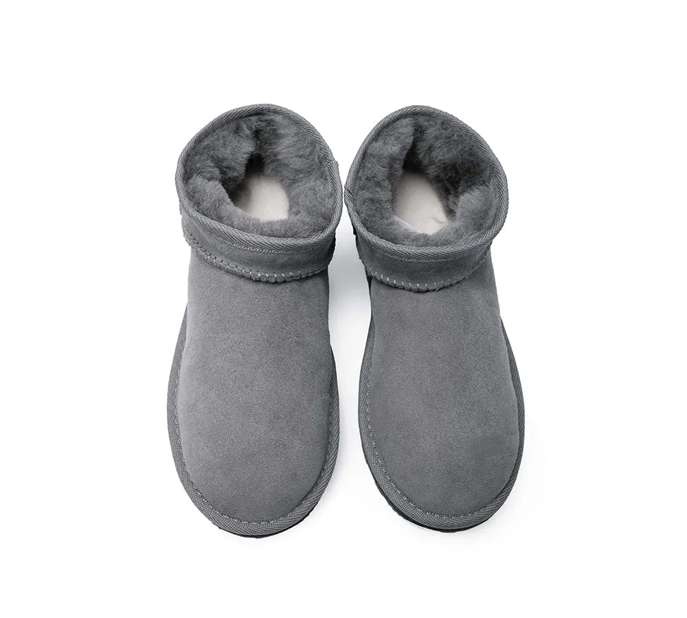 Australian Made Sheepskin Wool Ankle Boots Ultra Mini