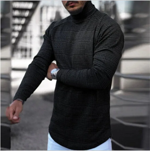 Autumn Winter Casual Turtleneck Long Sleeve