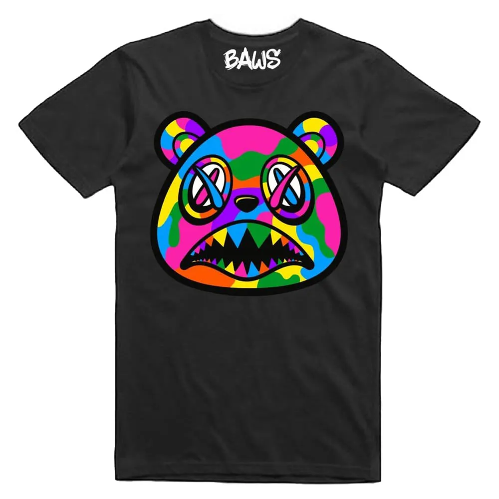 BAWS Men Tye Dye Baws Tee (Black)