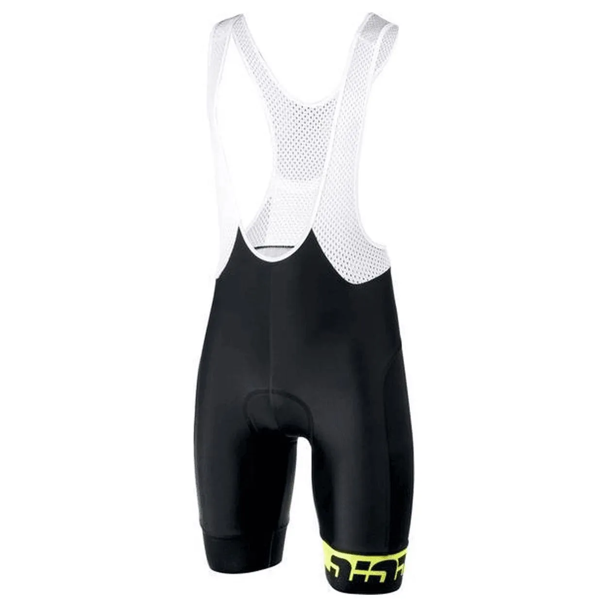 Bioracer Team 2.0 Men'S Bibshort - Black/Fluo Yellow