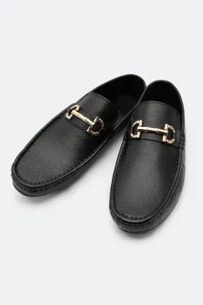 Black Casual Mocassins Shoes