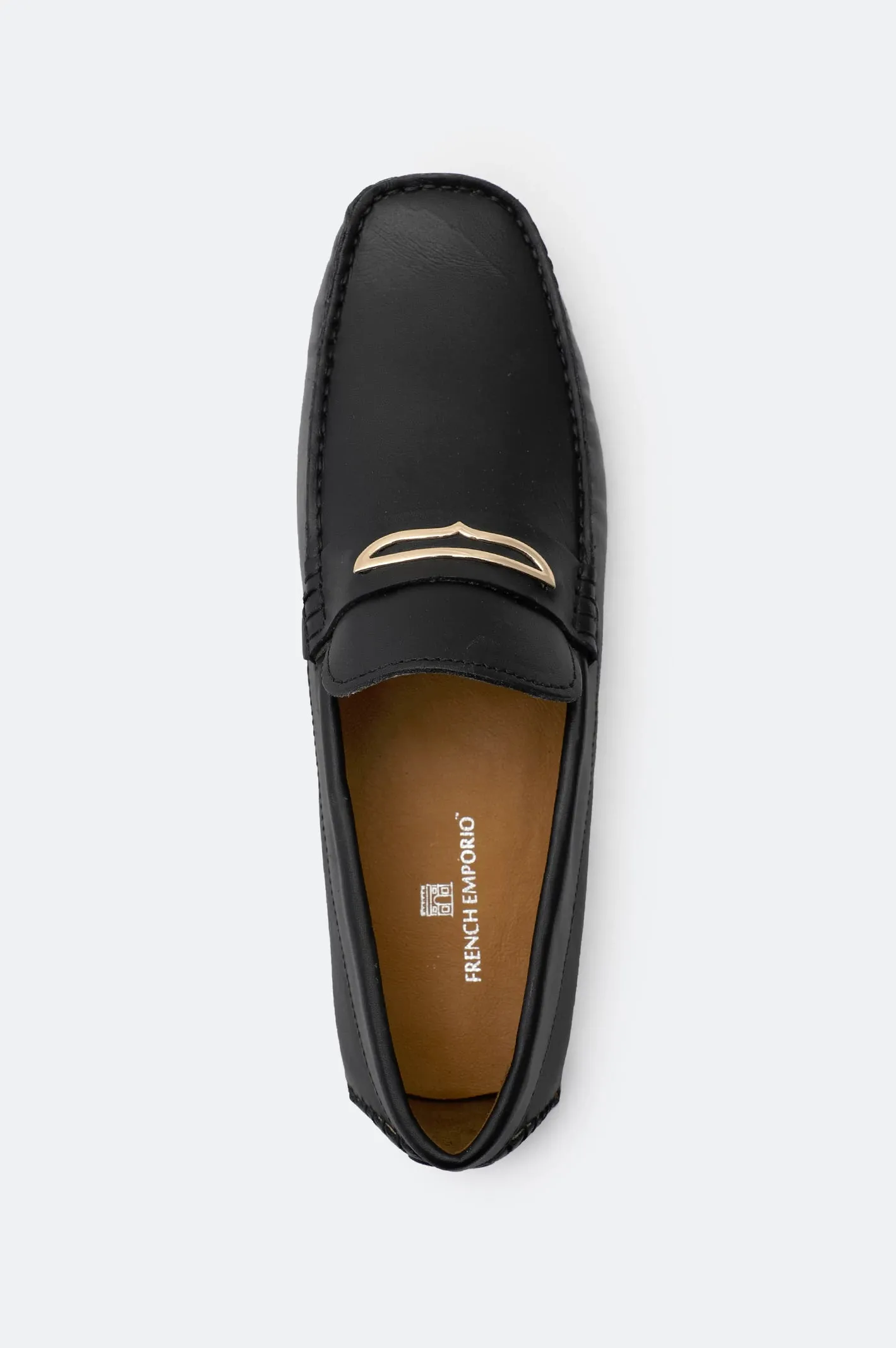 Black Casual Moccasins Shoes