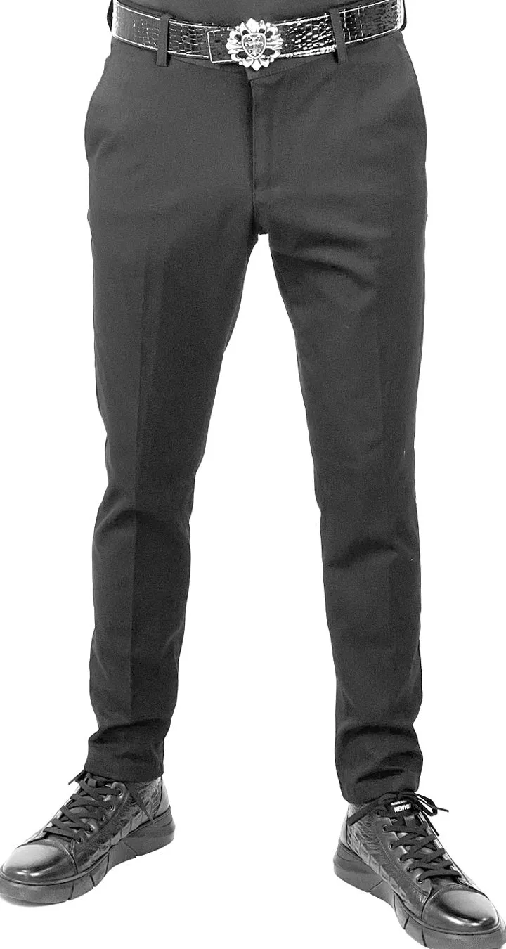 Black Stretch pants for Men,