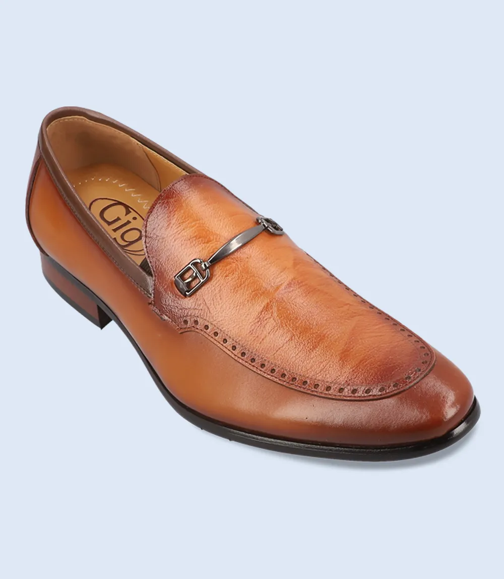 BM4142-TAN-Men Formal Slip-on's