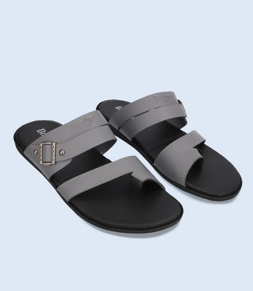 BM4517-GREY-Men Chappal