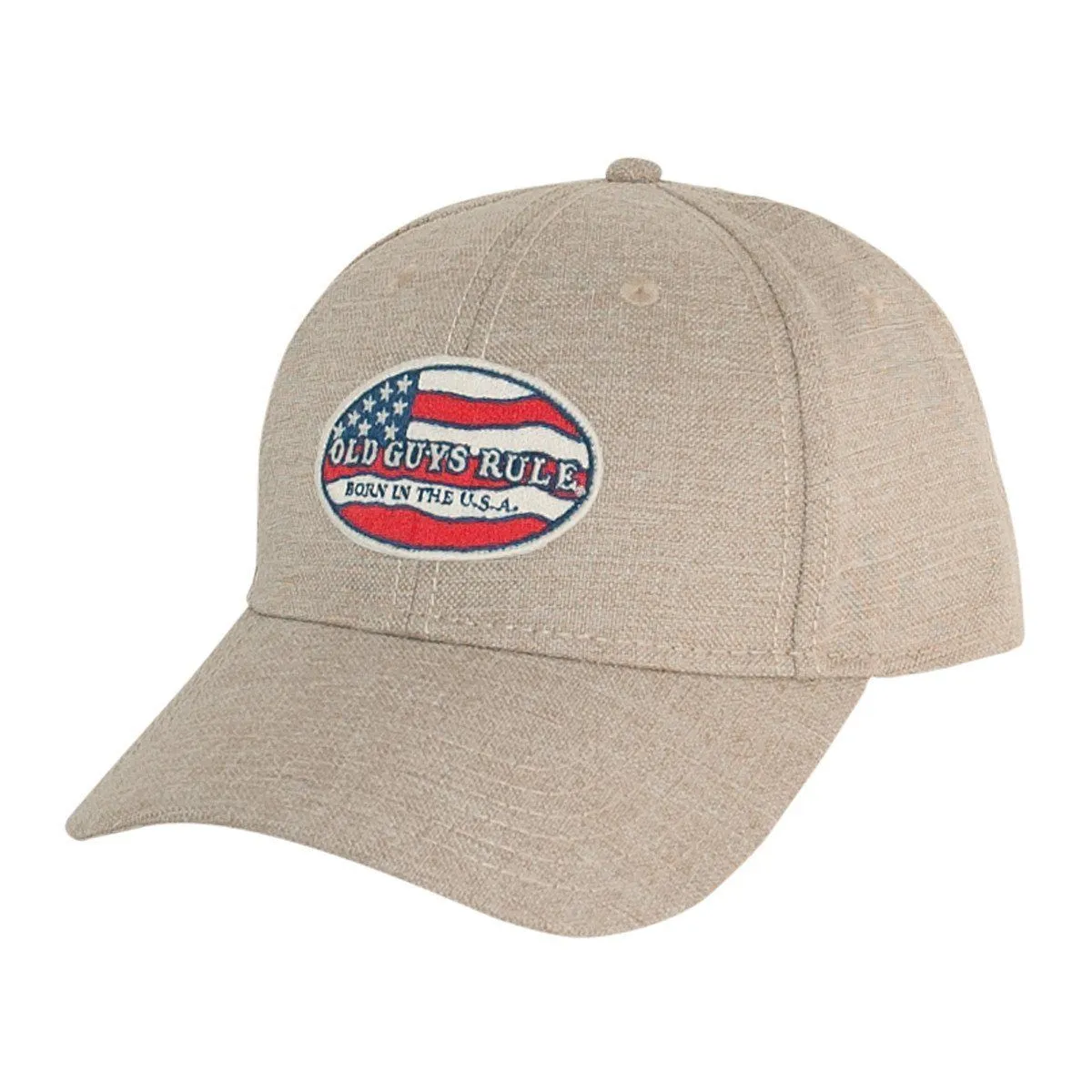 Born In The USA Baseball Cap (Stone)