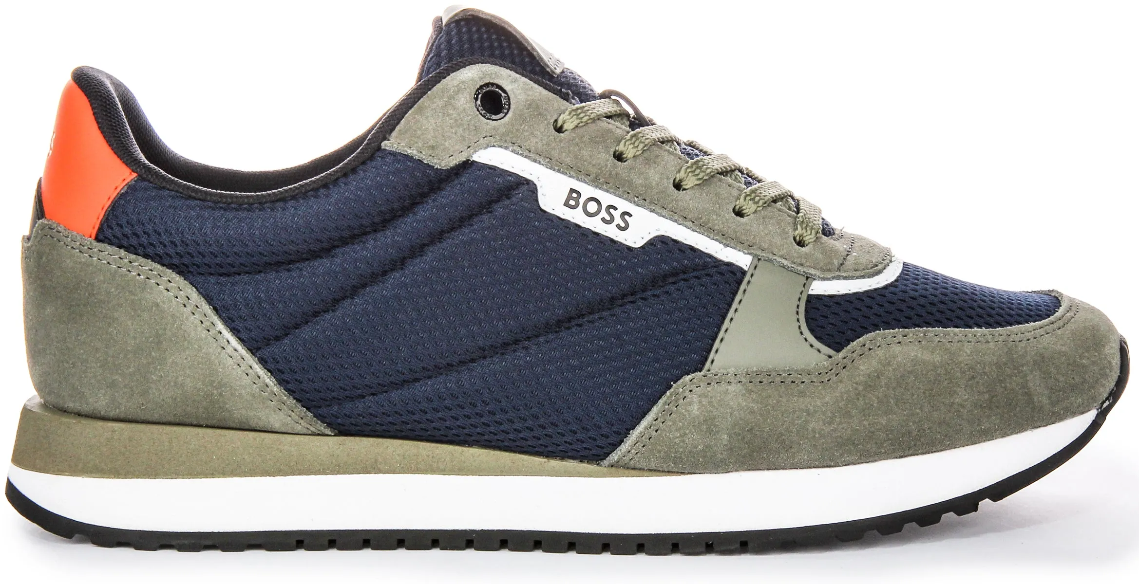 Boss Kai Runner In Blue Grey For Men