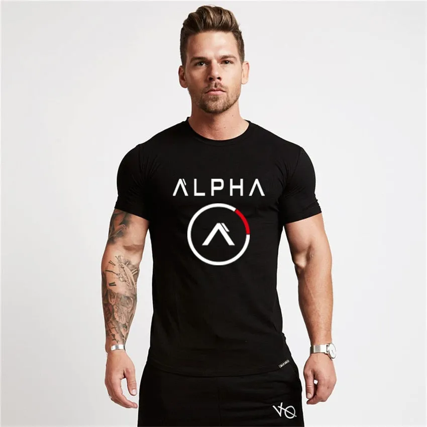 Brand Clothing Fitness T Shirt Men Fashion Extend Long Tshirt