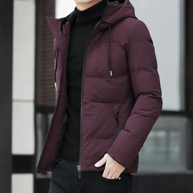 Brand Winter Jacket Men Clothes Outerwear Warm Slim fit