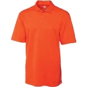 BRANDED ORANGE GOLF SHIRT - MEN LARGE