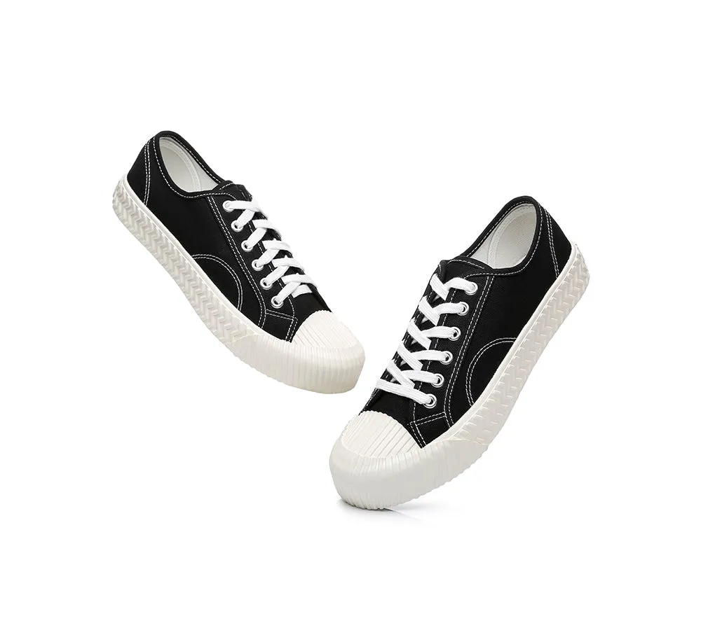 Canvas Sneakers Lace-Up Men Cracker Plus