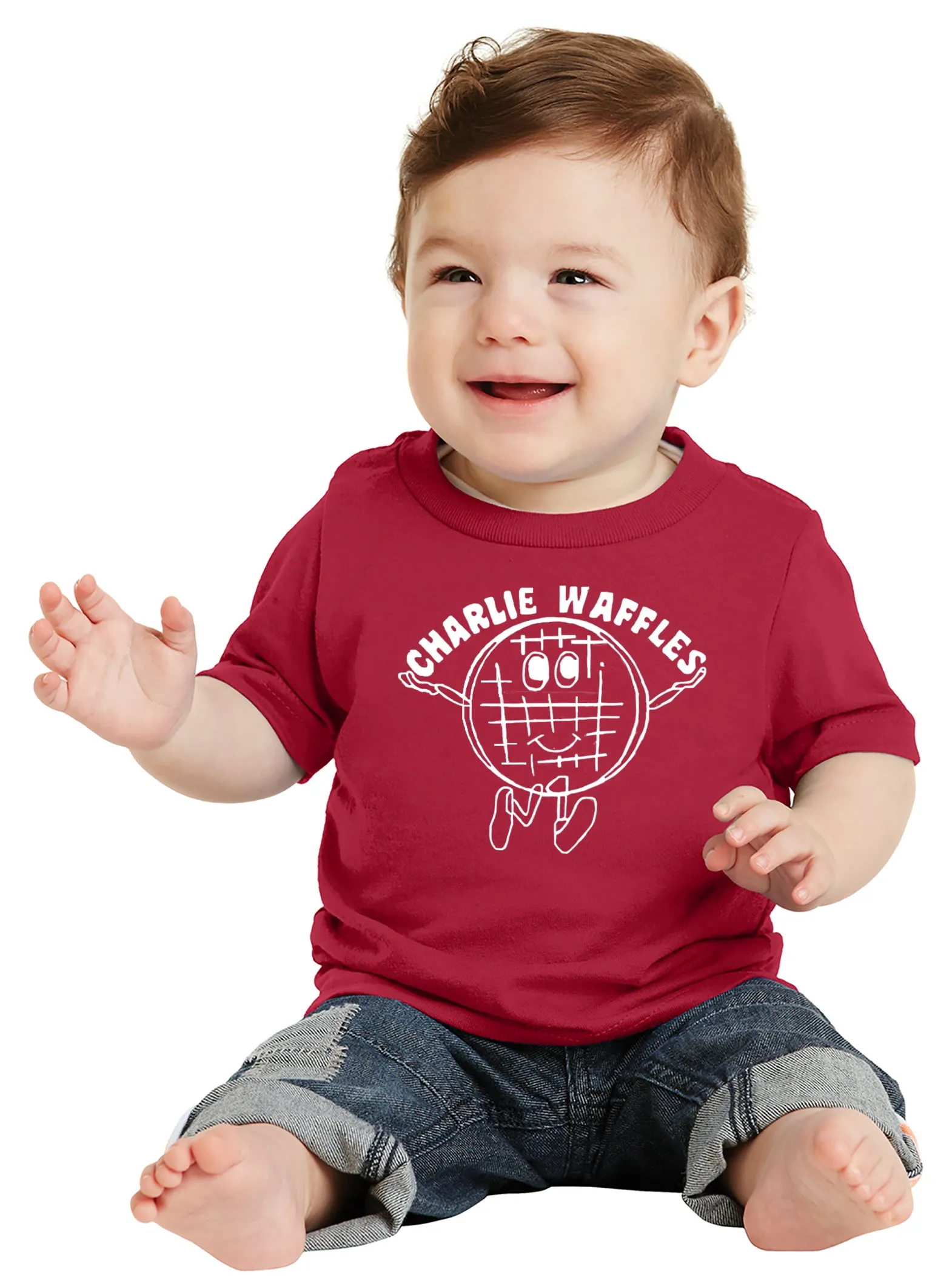 Charlie Waffles Infant T-shirt Inspired by two and a Half Men TV Show