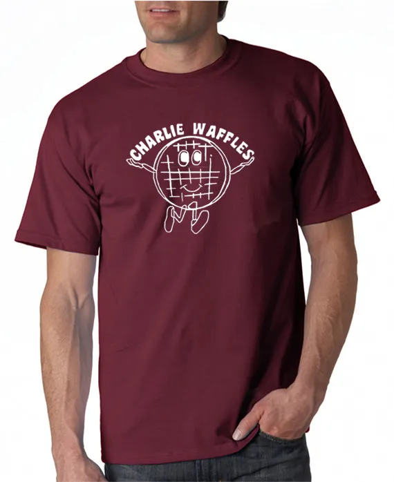 Charlie Waffles T-shirt Inspired by two and a Half Men TV Show