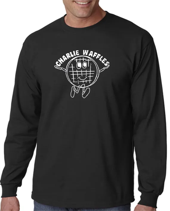 Charlie Waffles T-shirt Inspired by two and a Half Men TV Show