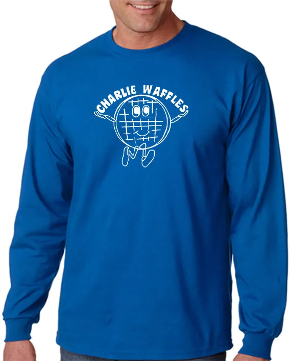 Charlie Waffles T-shirt Inspired by two and a Half Men TV Show