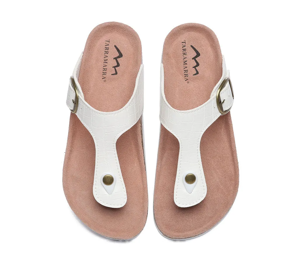 Embossed Summer Beach Unisex Slip-On Lindsay Sandals