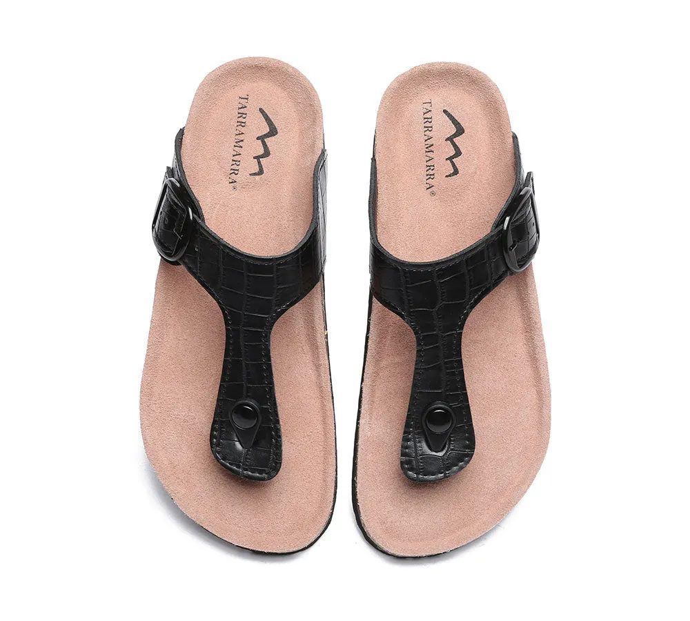 Embossed Summer Beach Unisex Slip-On Lindsay Sandals