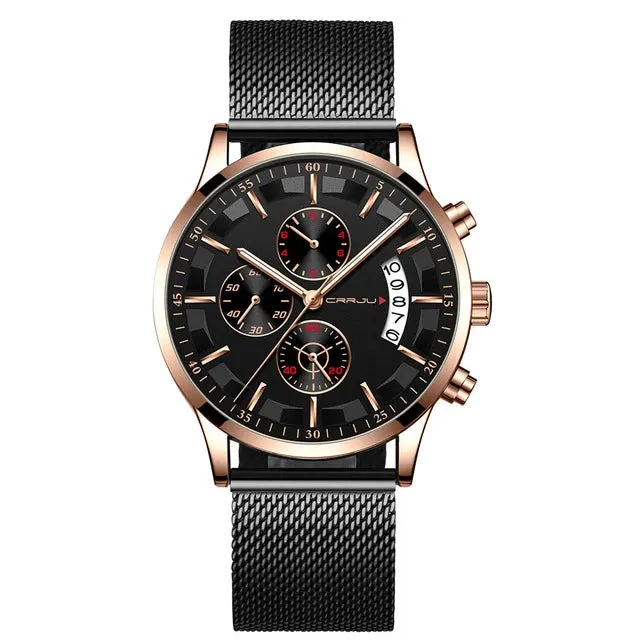 Fashion Men Watches Male Top Brand Luxury Quartz Watch Men Casual Waterproof Sports WristWatch