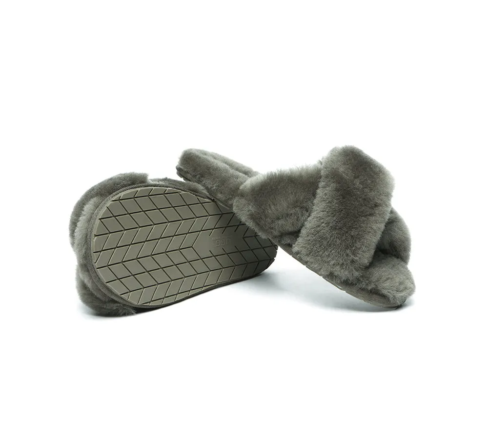 Fluffy Crossover Slides Linty Limited Edition