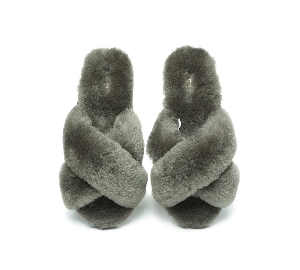 Fluffy Crossover Slides Linty Limited Edition