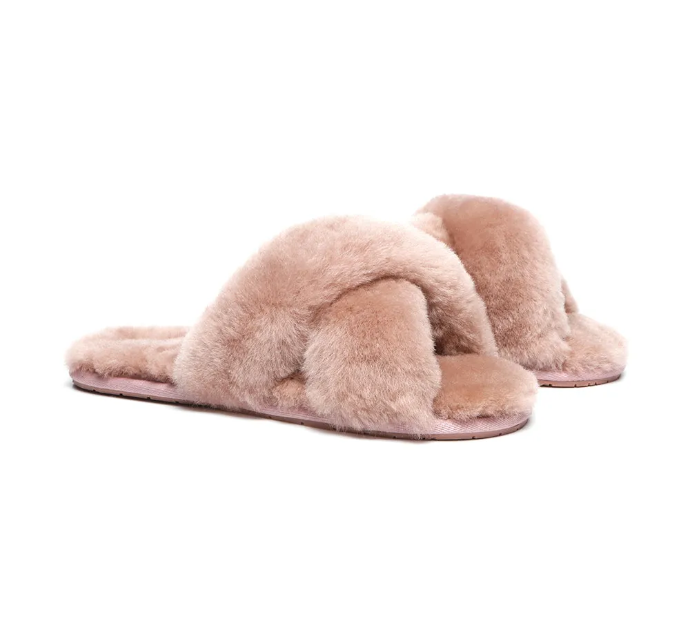 Fluffy Crossover Slides Linty Limited Edition