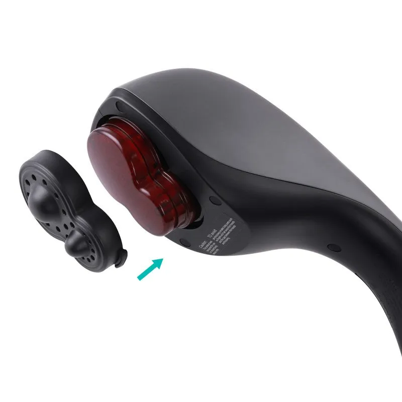 Handheld Massager with Heat and Replaceable Nodes