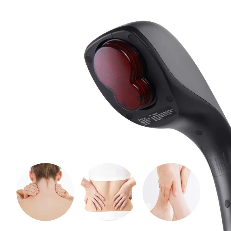 Handheld Massager with Heat and Replaceable Nodes