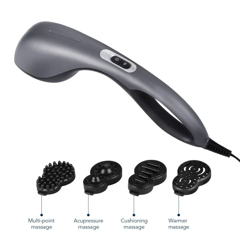 Handheld Massager with Heat and Replaceable Nodes