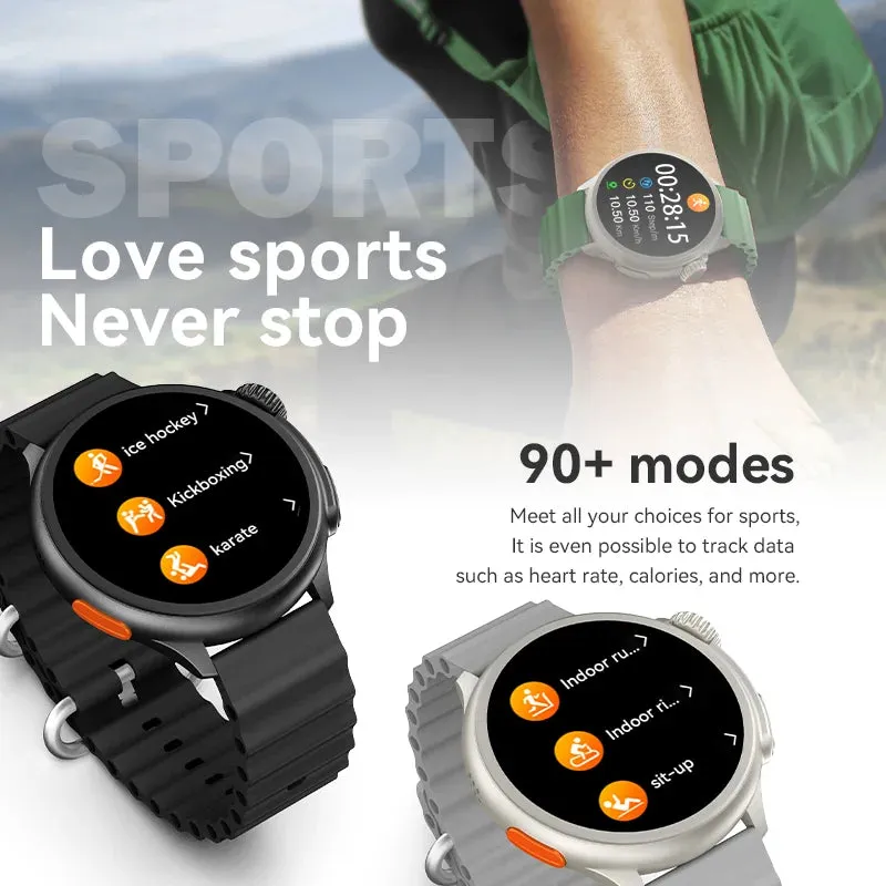 HW3 Ultra Max 1.52 -Inches Screen Smartwatch For Man Sports Woman Fitness Original Watches For Ios Android Phone Call Smartwatch