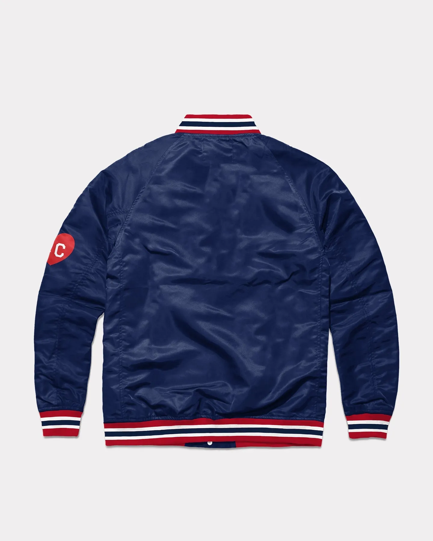 Kansas City Script Navy Blue Varsity Jacket