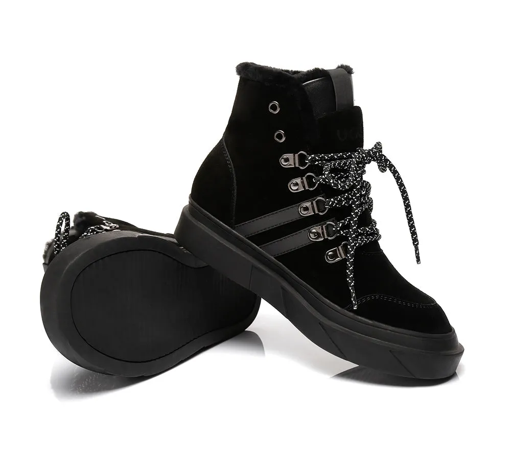 Lace Up Fashion Sneaker Women Boots Vicki