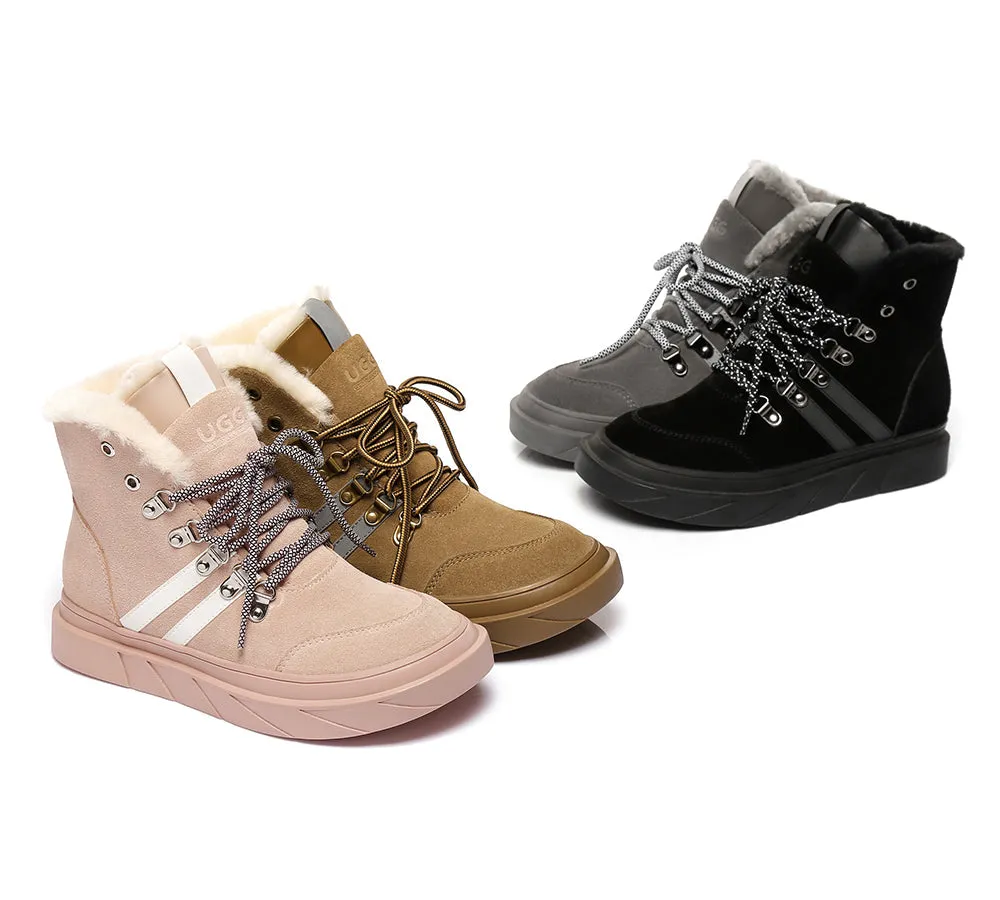 Lace Up Fashion Sneaker Women Boots Vicki