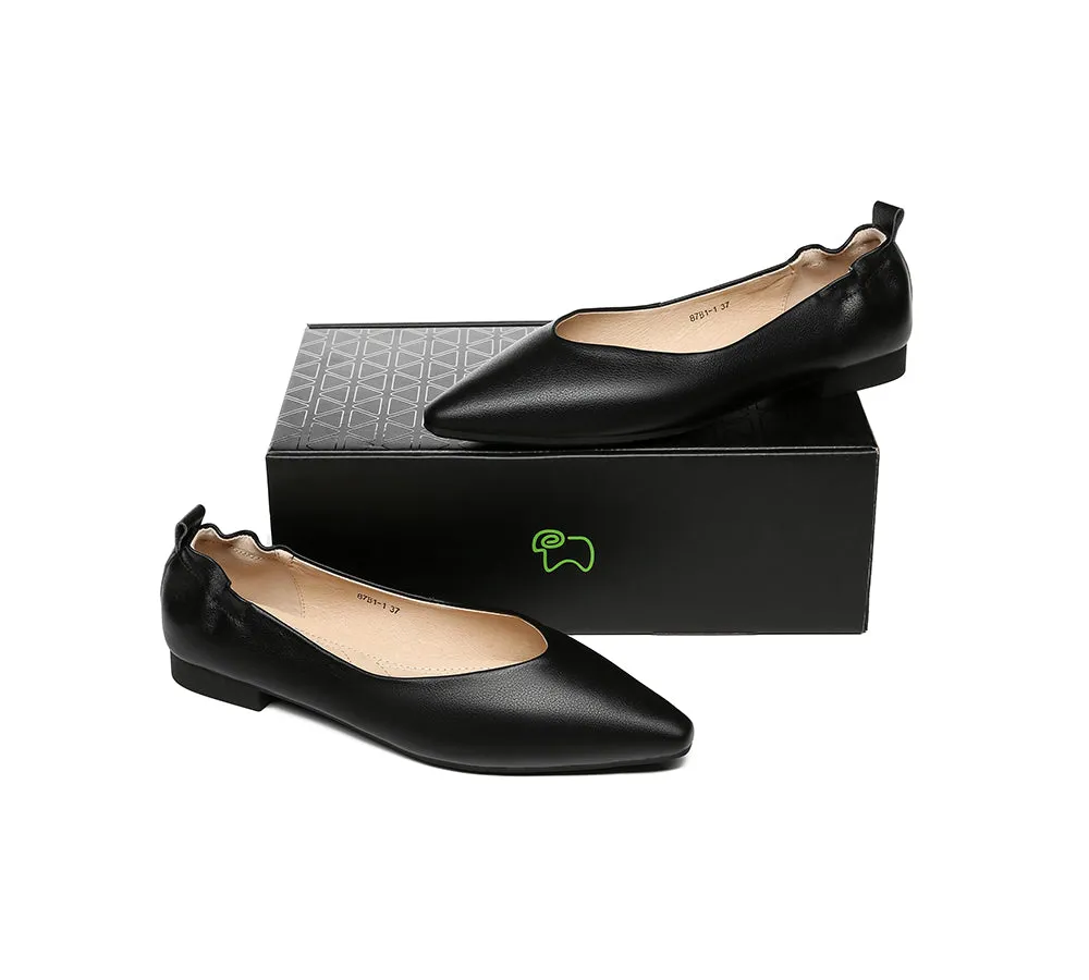 Leather Flats Women Sera