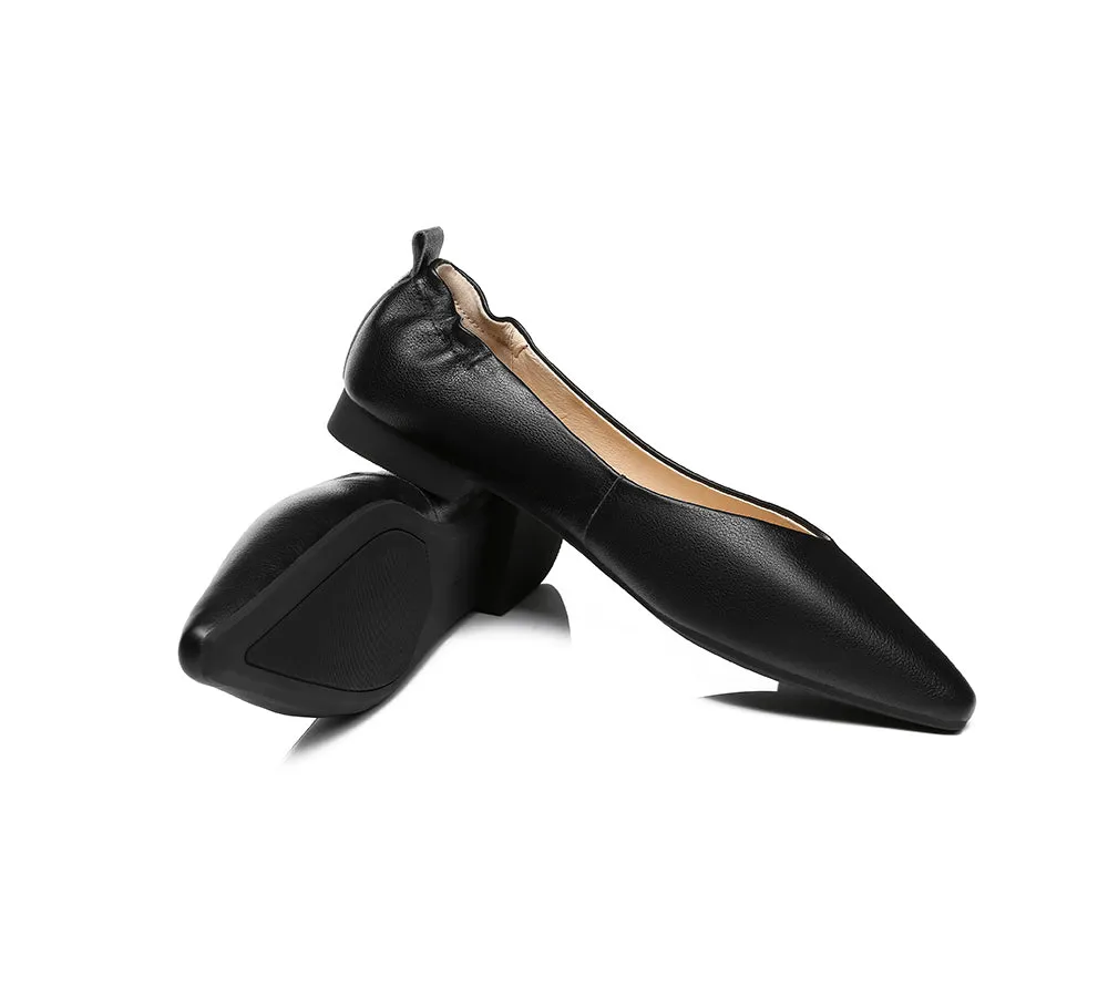 Leather Flats Women Sera