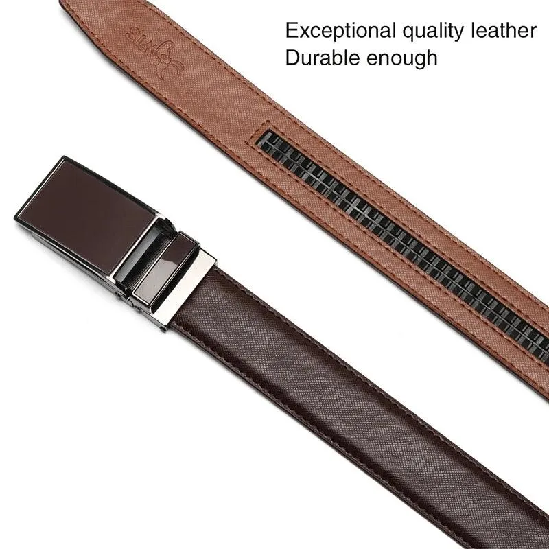 Male Men's Belt  Leather Strap Luxury Brand