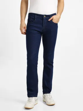 Men Blue Regular Fit Washed Streatchable Jeans