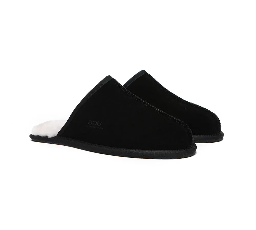 Men UGG Slippers Sheepskin Wool Home Slippers Bennett