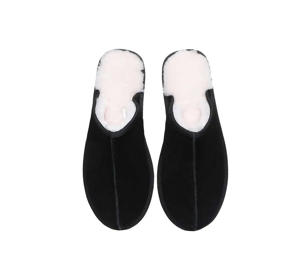 Men UGG Slippers Sheepskin Wool Home Slippers Bennett