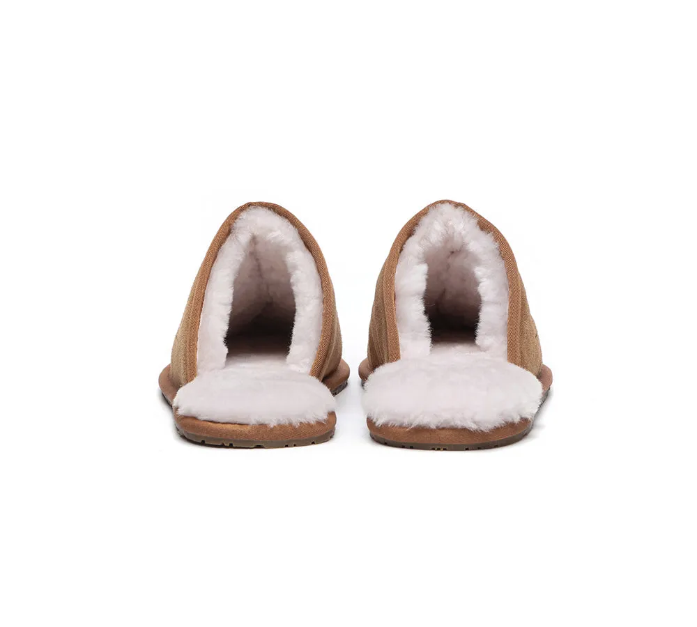 Men UGG Slippers Sheepskin Wool Home Slippers Bennett